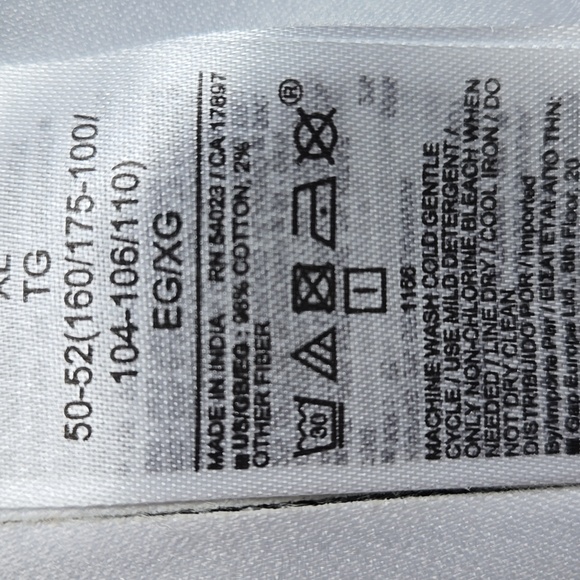 GAP Crinkle Gauze Metallic Stripe Dolman Shirt Cream Metallic Thread Detail XL - Picture 7 of 8